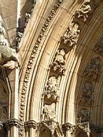 Lyon, Cathedrale Saint Jean, Porche, Voussures (3)